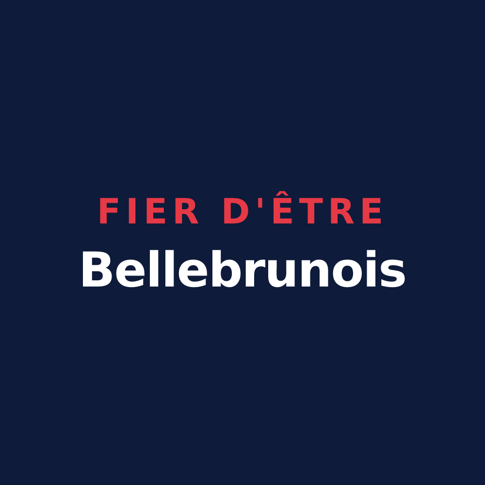 T-shirt « Fier d'être Bellebrunois » — design pour Bellebrune