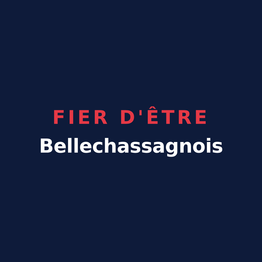 T-shirt « Fier d'être Bellechassagnois » — design pour Bellechassagne