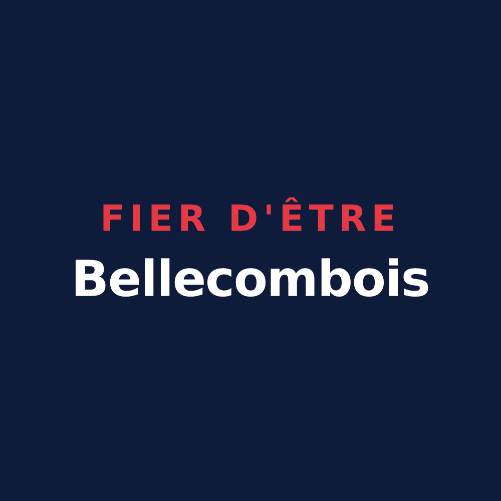 T-shirt « Fier d'être Bellecombois » — design pour Bellecombe-Tarendol