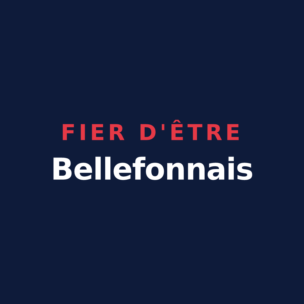 T-shirt « Fier d'être Bellefonnais » — design pour Bellefond