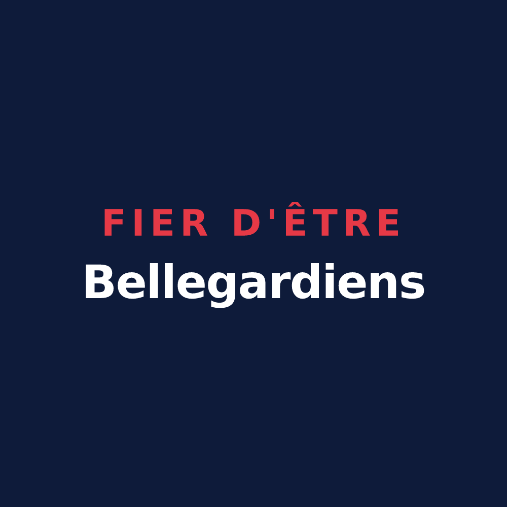 T-shirt « Fier d'être Bellegardiens » — design pour Bellegarde-Sainte-Marie