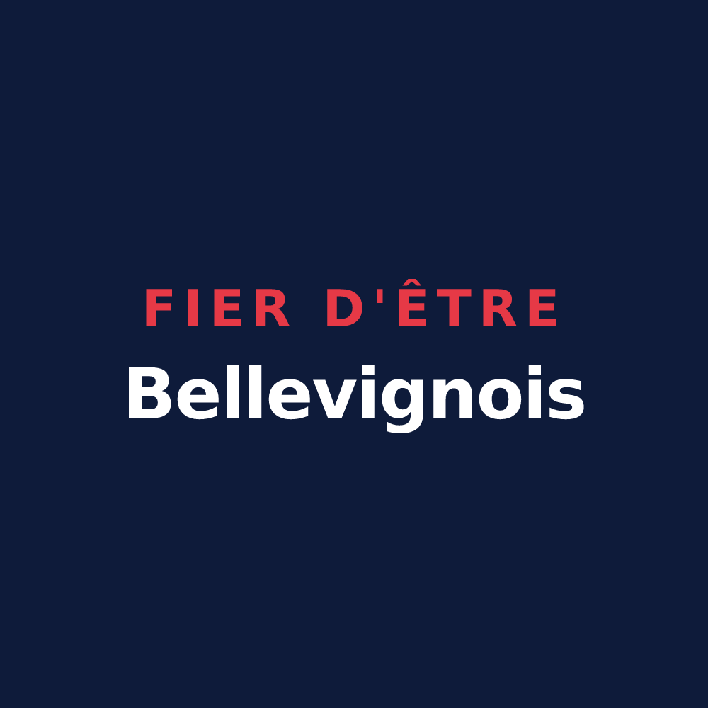 T-shirt « Fier d'être Bellevignois » — design pour Bellevigny