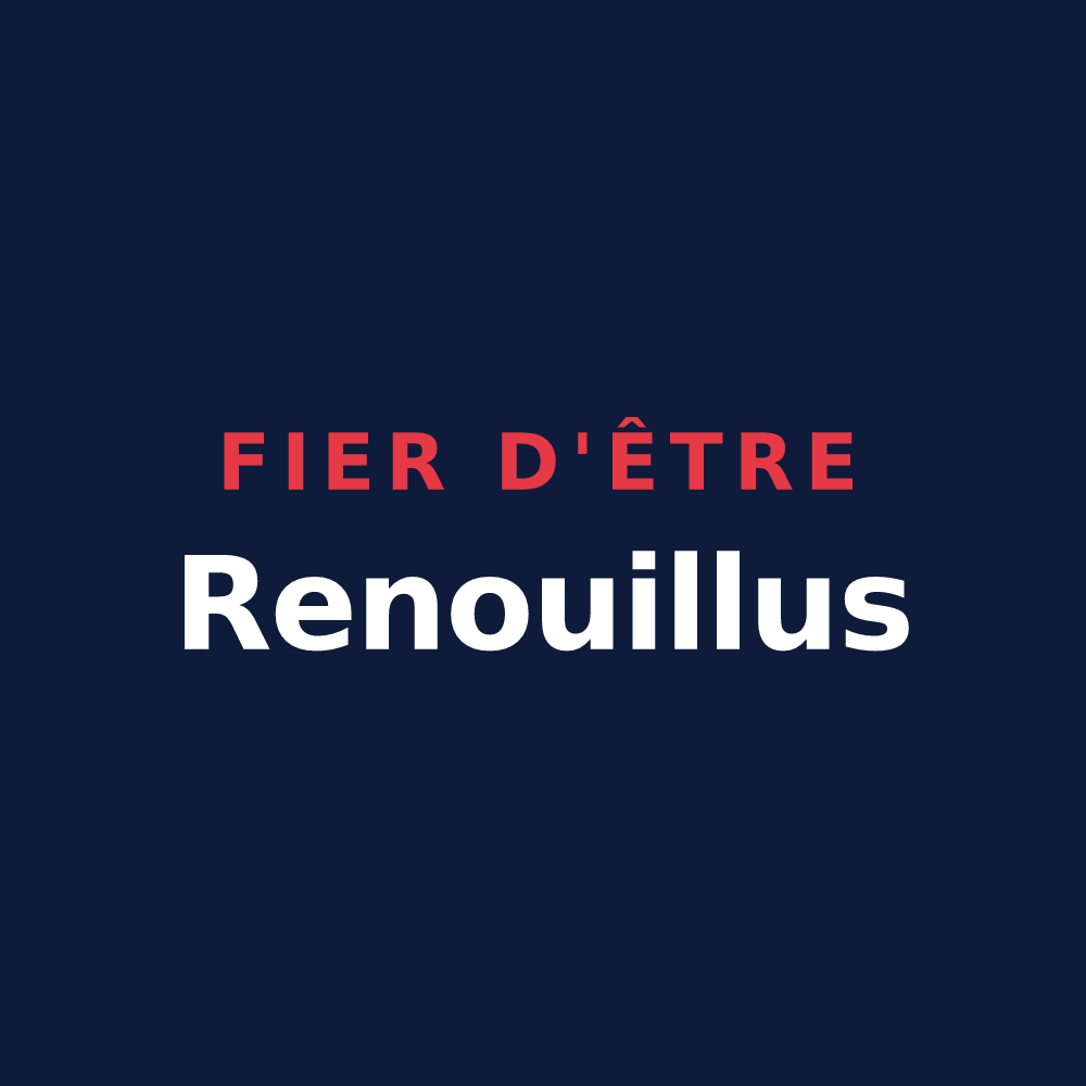T-shirt « Fier d'être Renouillus » — design pour Bellignat