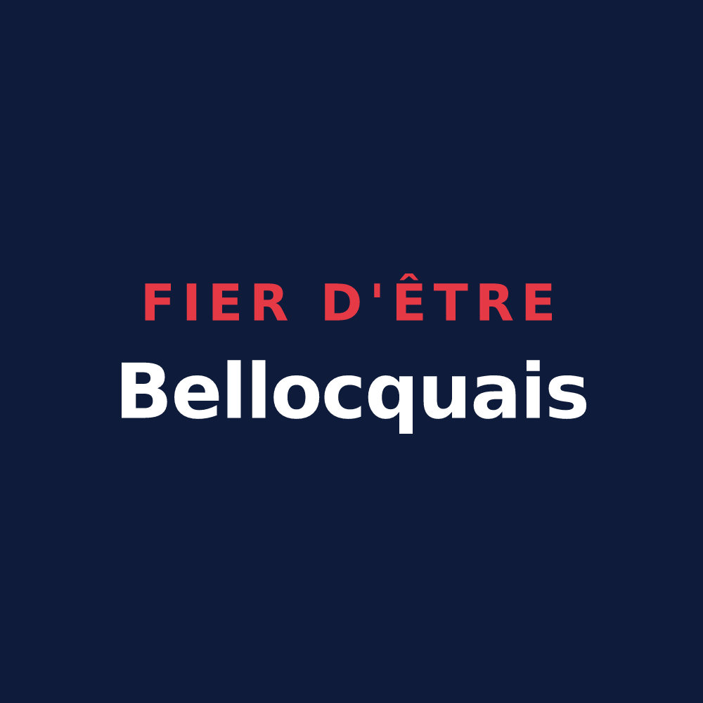 T-shirt « Fier d'être Bellocquais » — design pour Bellocq