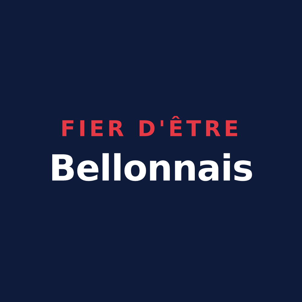 T-shirt « Fier d'être Bellonnais » — design pour Bellonne