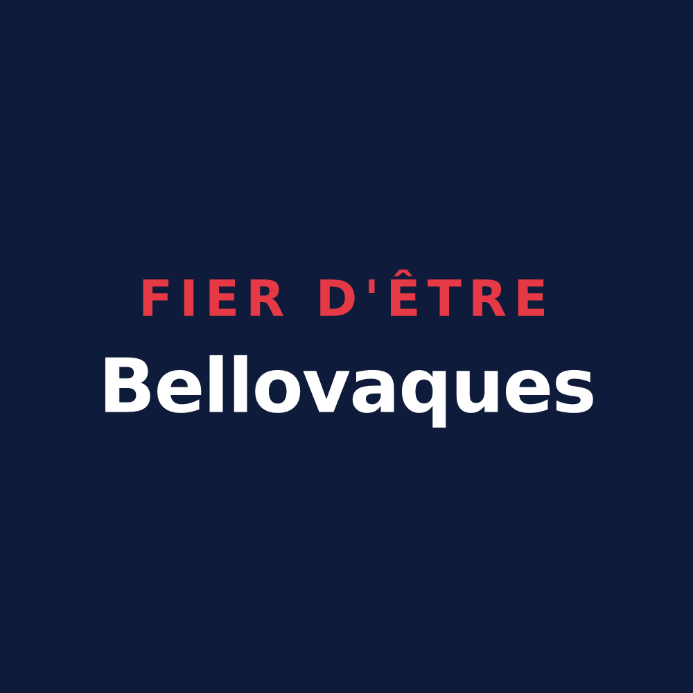 T-shirt « Fier d'être Bellovaques » — design pour Belloy-sur-Somme