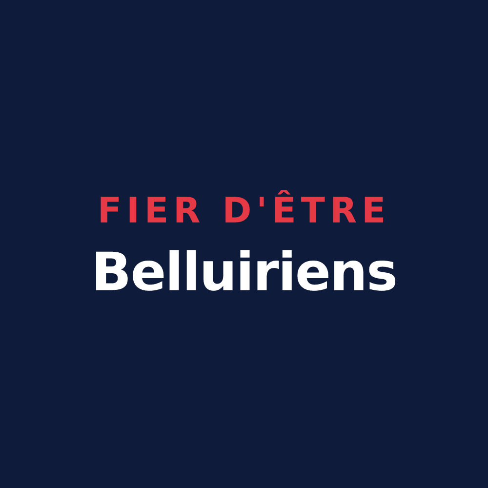 T-shirt « Fier d'être Belluiriens » — design pour Belluire