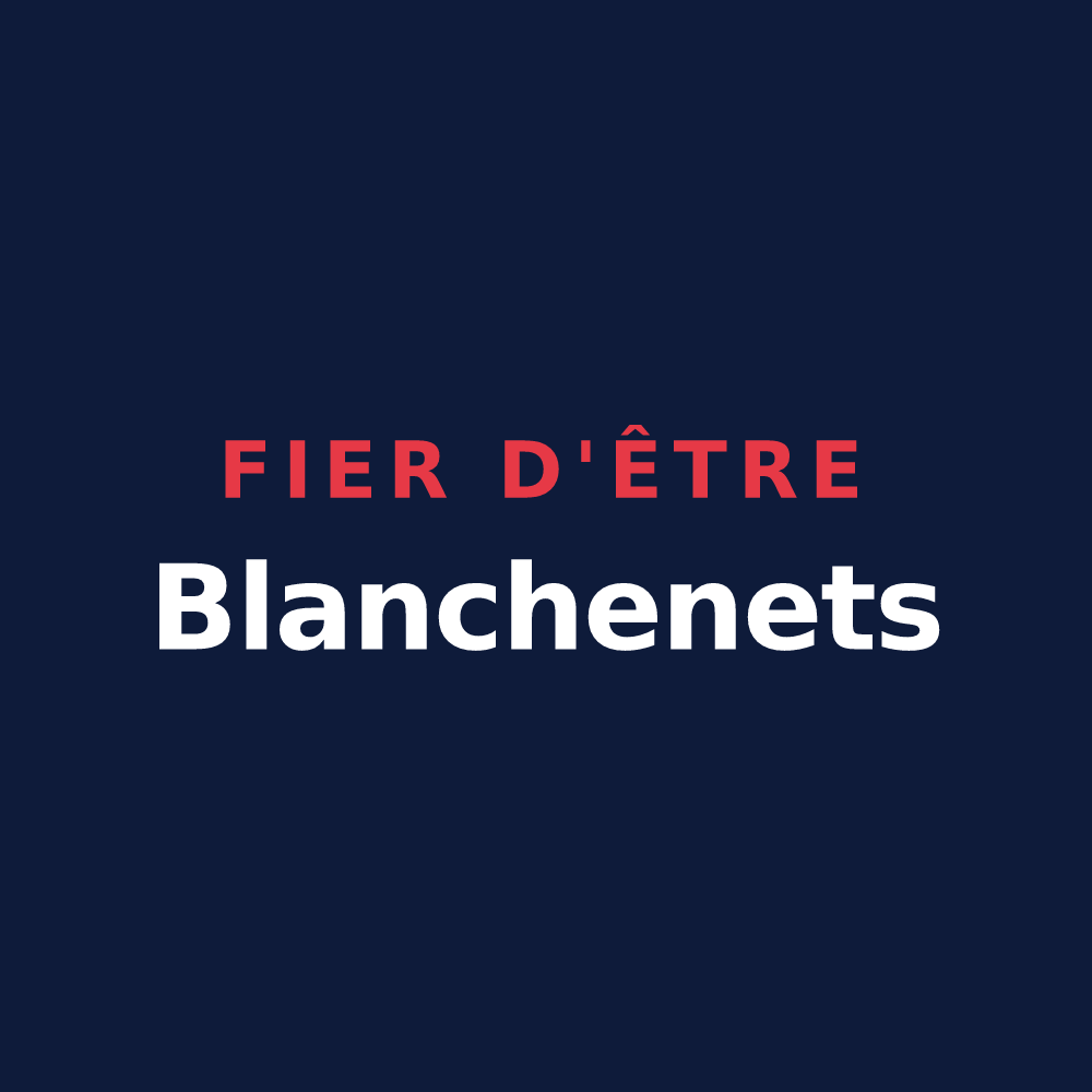 T-shirt « Fier d'être Blanchenets » — design pour Belonchamp