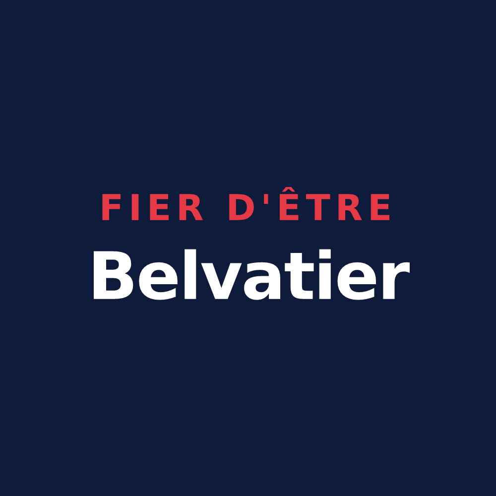 T-shirt « Fier d'être Belvatier » — design pour Belval-sous-Châtillon