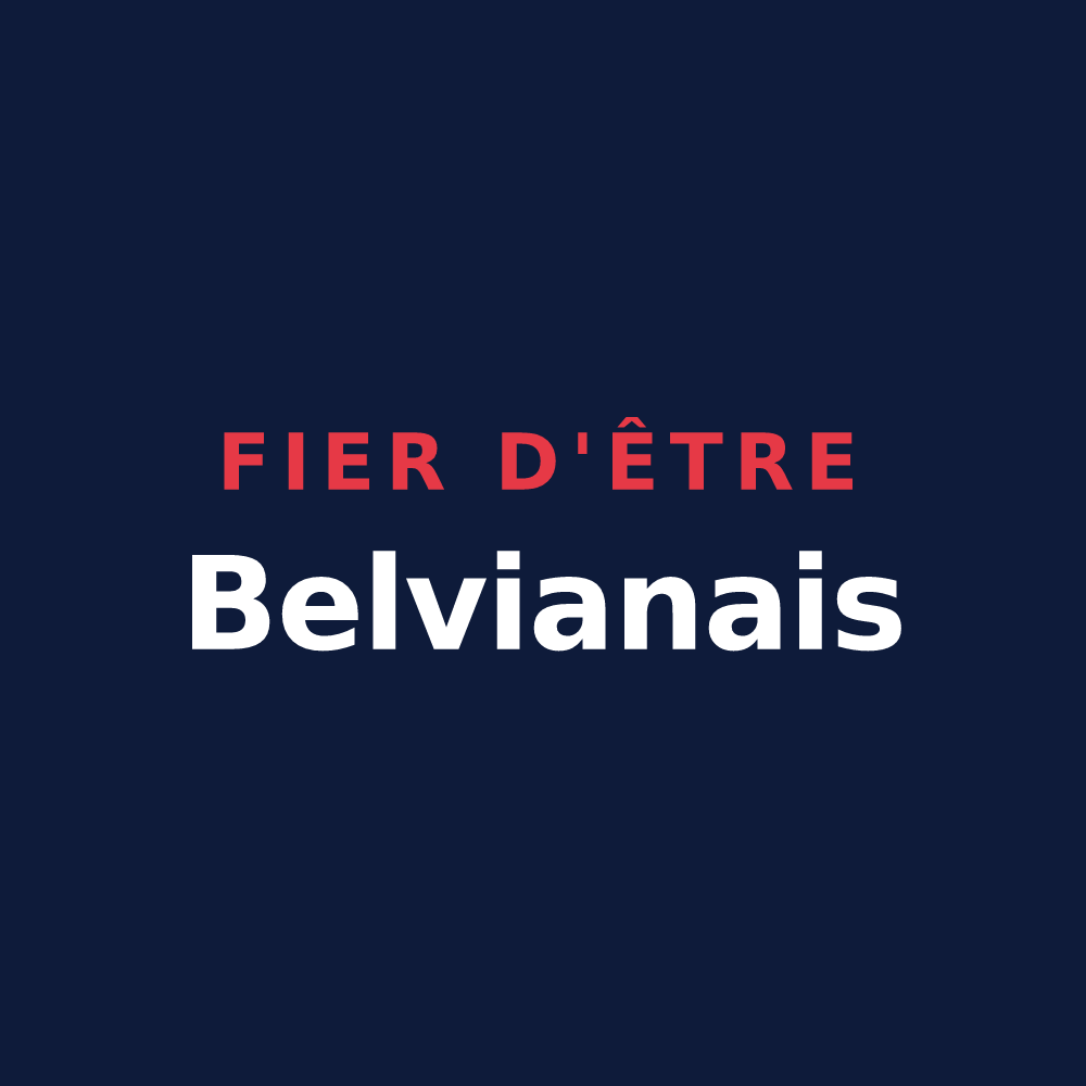 T-shirt « Fier d'être Belvianais » — design pour Belvianes-et-Cavirac