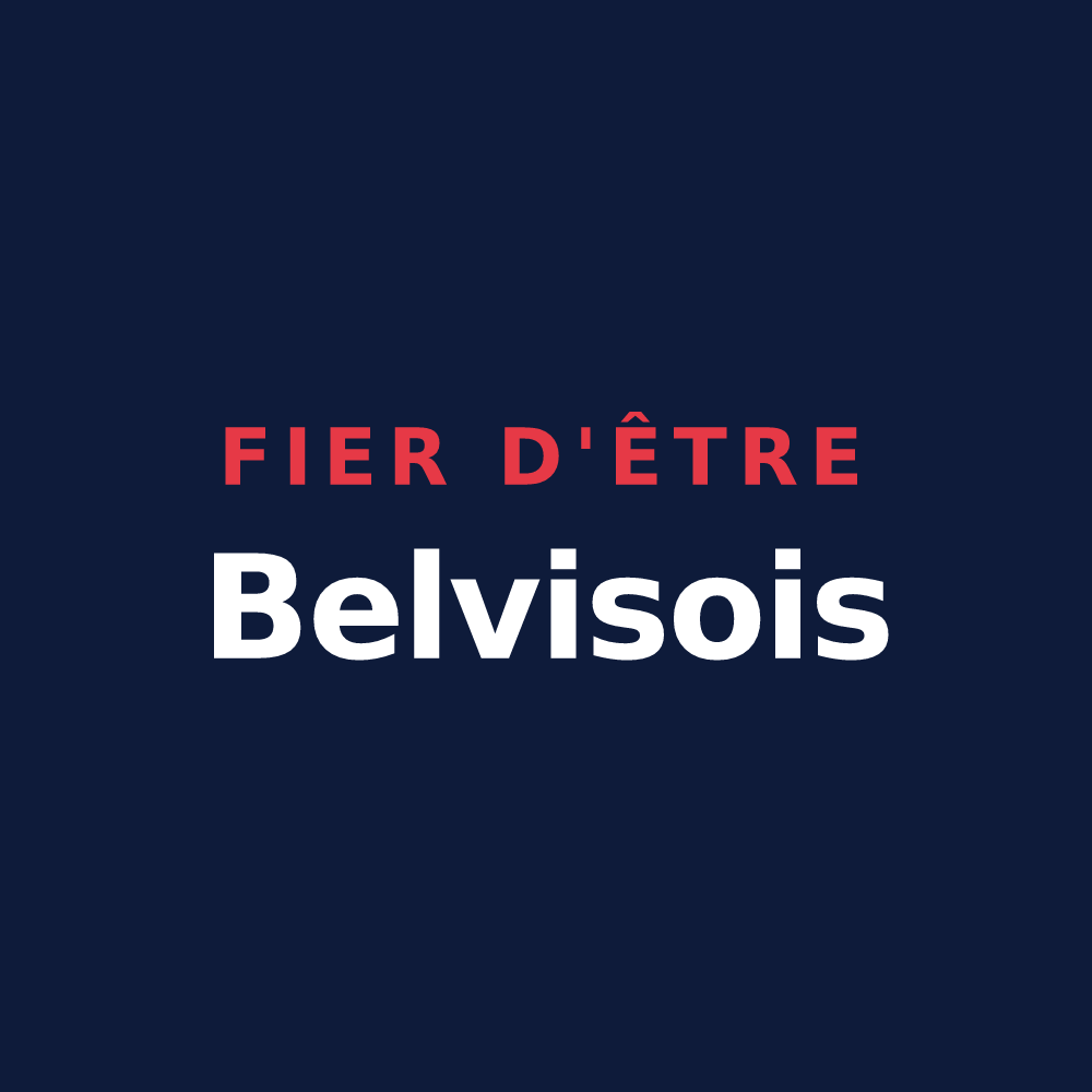 T-shirt « Fier d'être Belvisois » — design pour Belvis