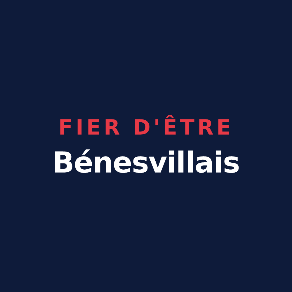 T-shirt « Fier d'être Bénesvillais » — design pour Bénesville