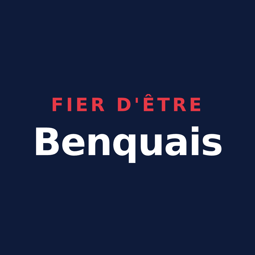 T-shirt « Fier d'être Benquais » — design pour Benque-Dessous-et-Dessus