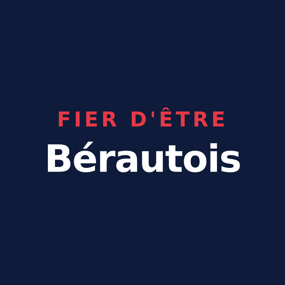 T-shirt « Fier d'être Bérautois » — design pour Béraut