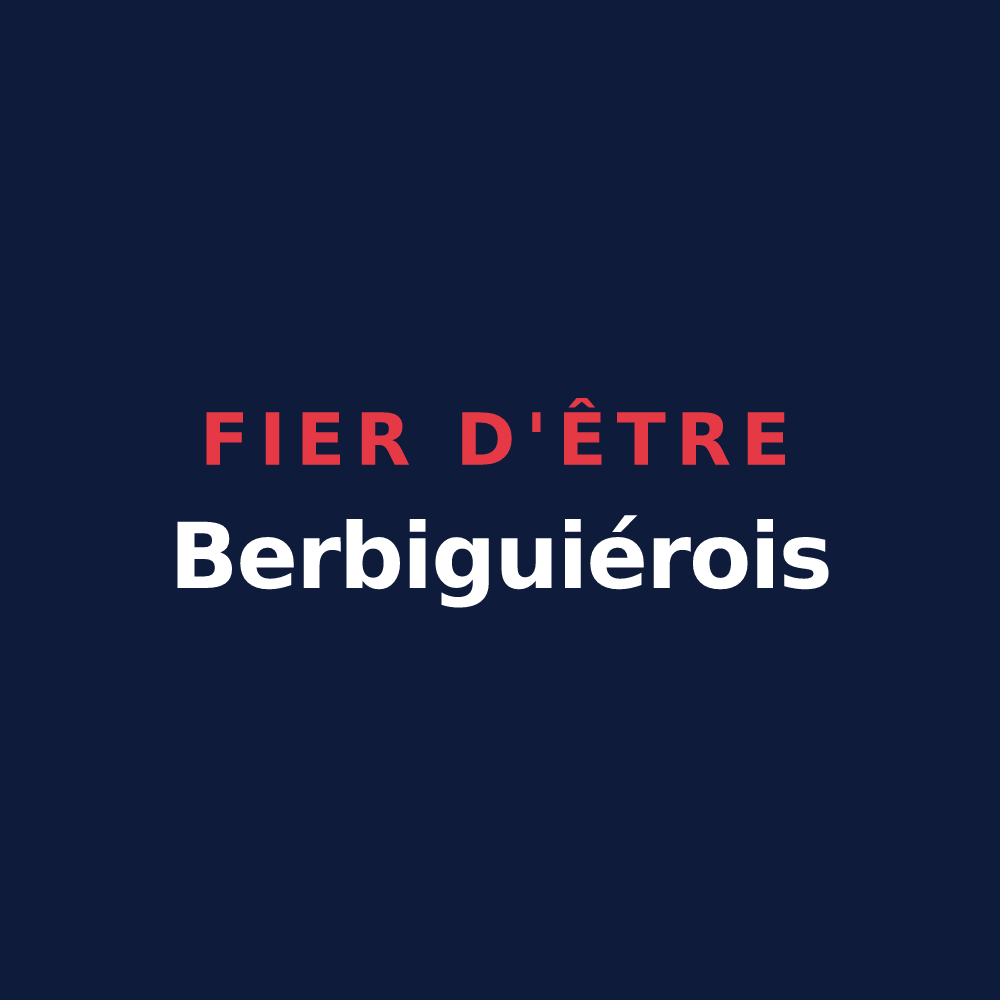 T-shirt « Fier d'être Berbiguiérois » — design pour Berbiguières