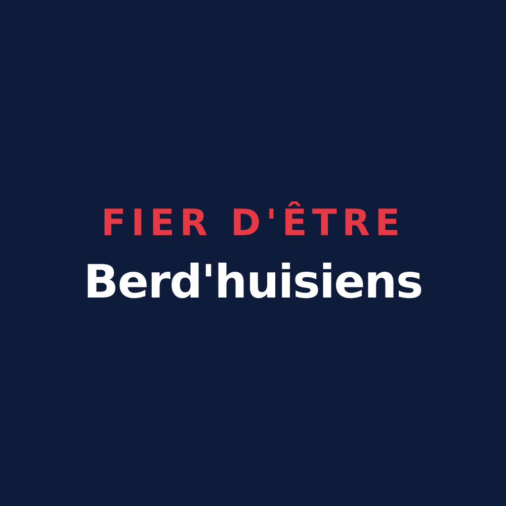 T-shirt « Fier d'être Berd'huisiens » — design pour Berd'huis