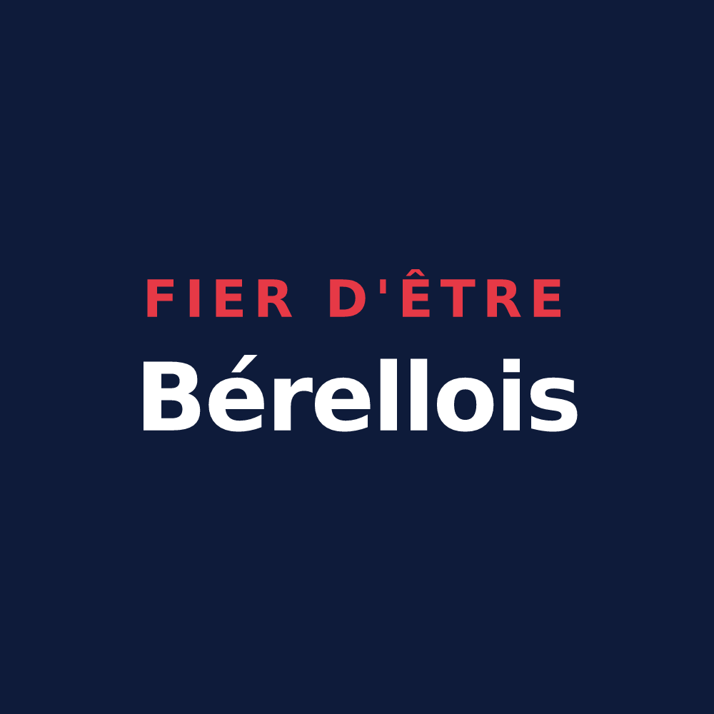 T-shirt « Fier d'être Bérellois » — design pour Bérelles