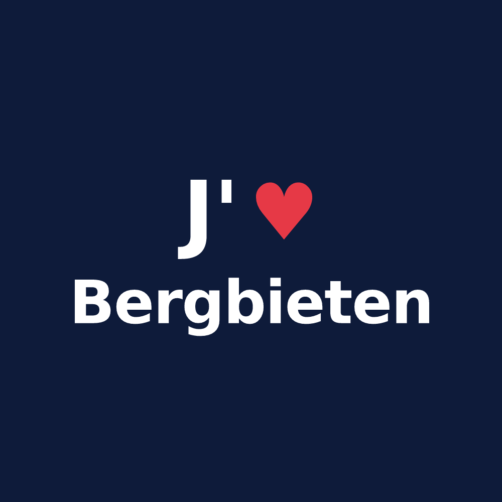 T-shirt personnalisé Bergbieten — design J'aime Bergbieten