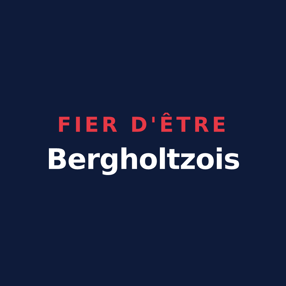 T-shirt « Fier d'être Bergholtzois » — design pour Bergholtz