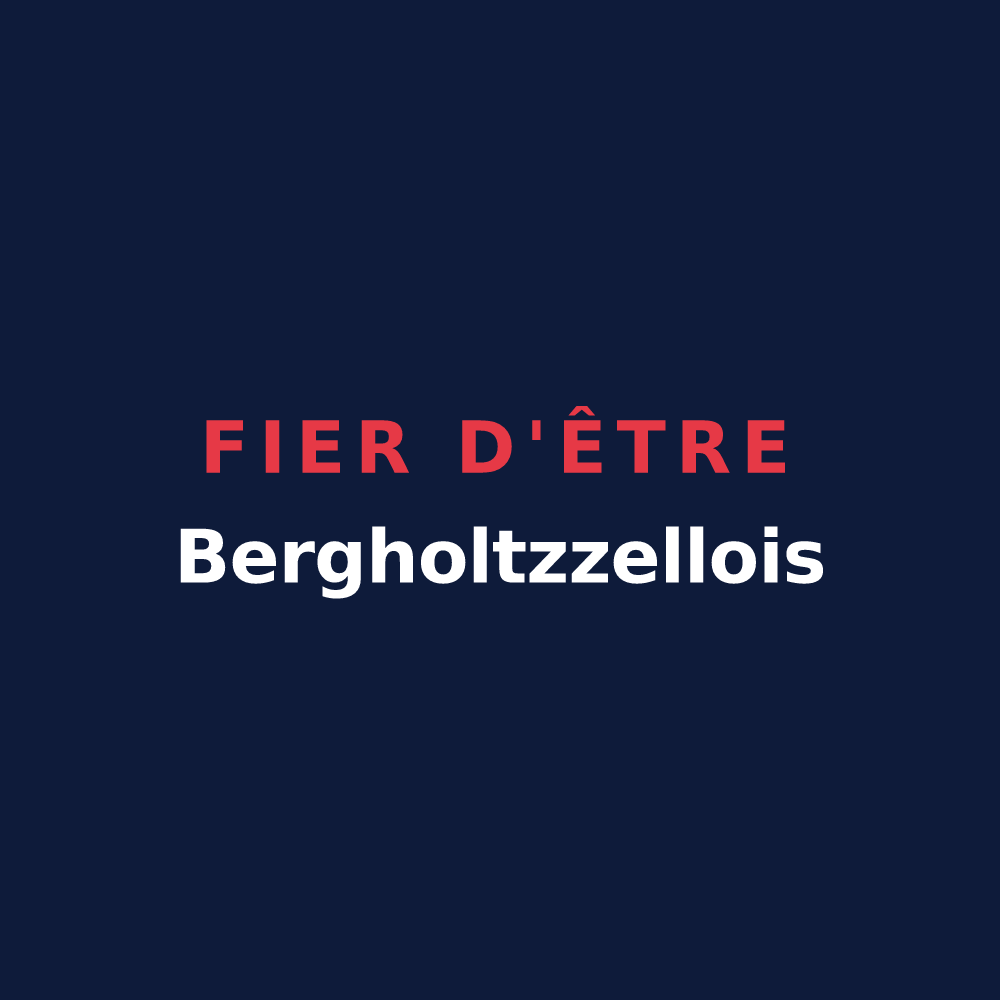 T-shirt « Fier d'être Bergholtzzellois » — design pour Bergholtzzell