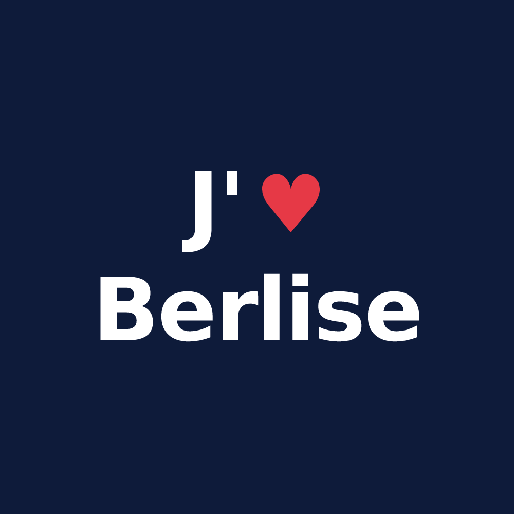 T-shirt personnalisé Berlise — design J'aime Berlise