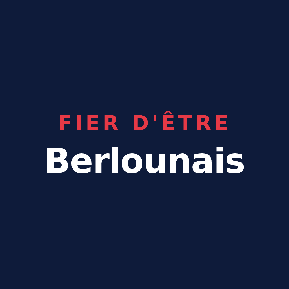 T-shirt « Fier d'être Berlounais » — design pour Berlou