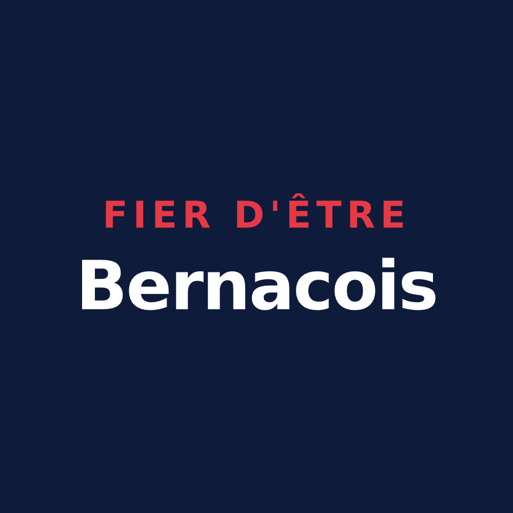 T-shirt « Fier d'être Bernacois » — design pour Bernac