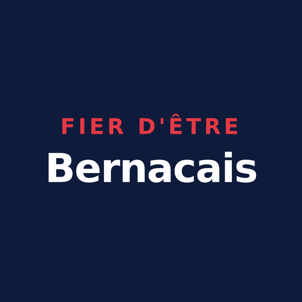 T-shirt « Fier d'être Bernacais » — design pour Bernac-Debat