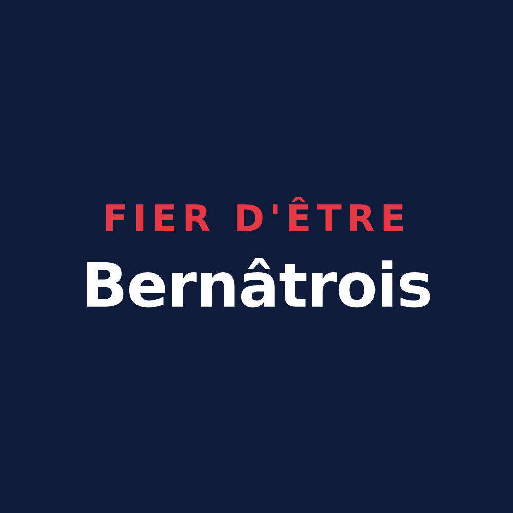 T-shirt « Fier d'être Bernâtrois » — design pour Bernâtre