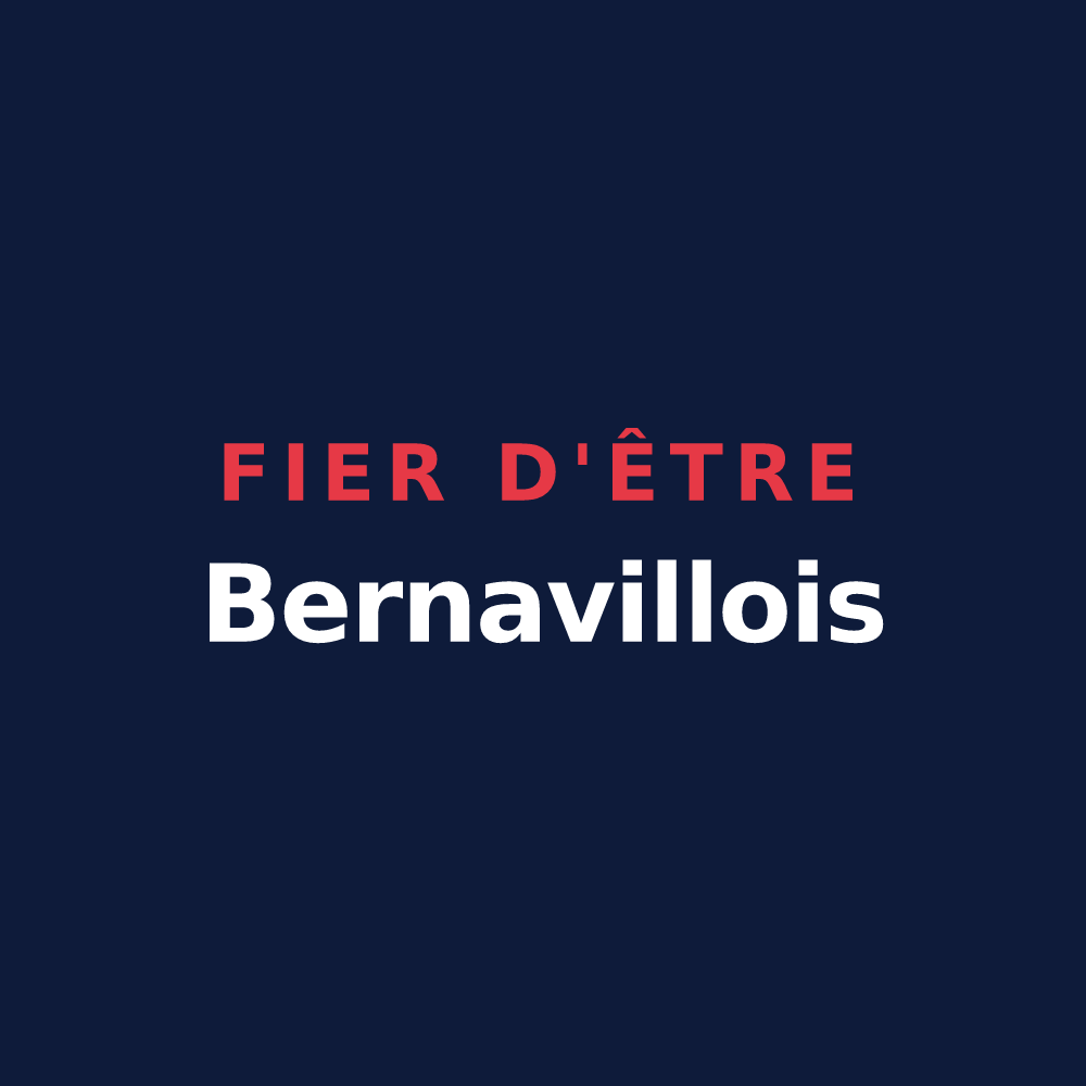 T-shirt « Fier d'être Bernavillois » — design pour Bernaville