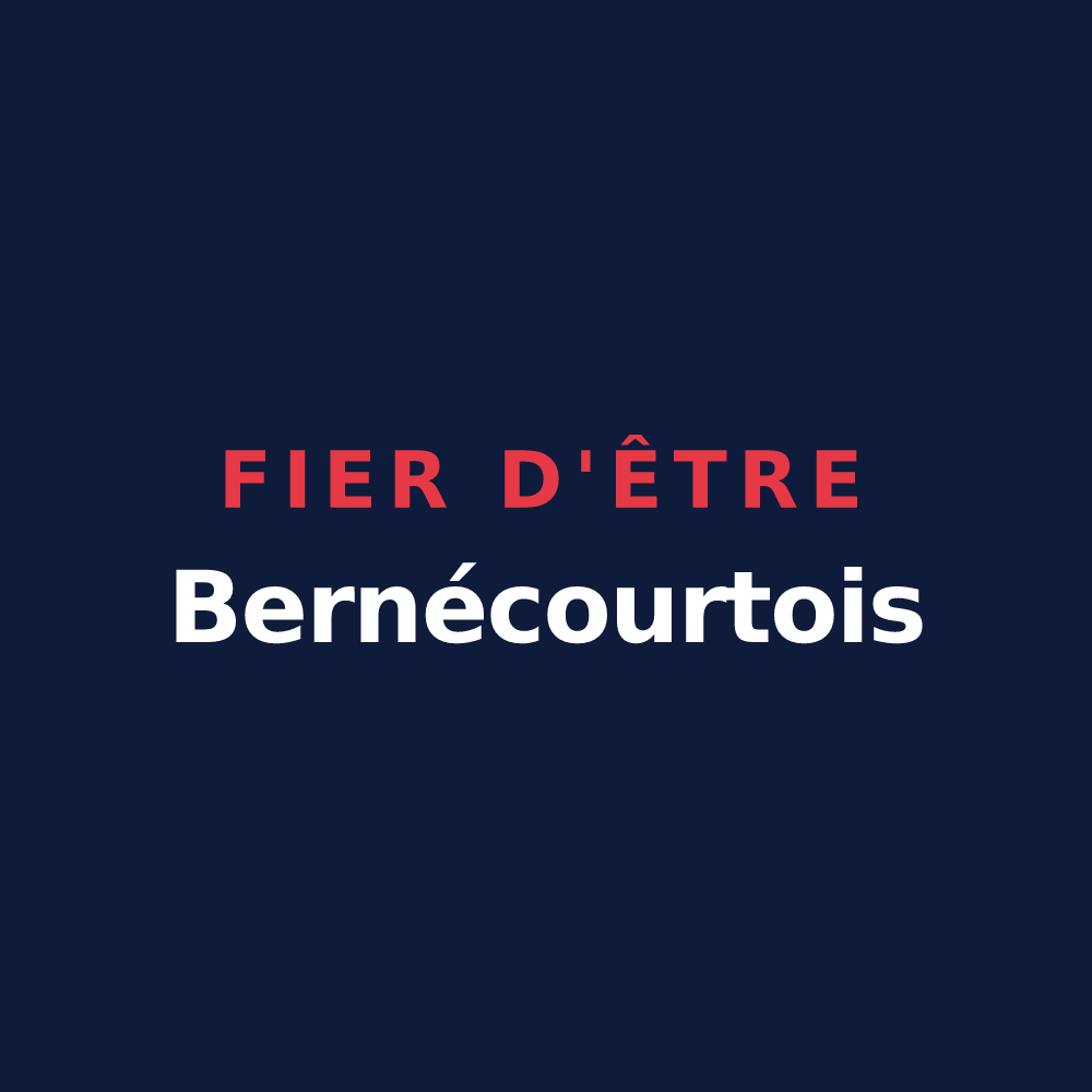 T-shirt « Fier d'être Bernécourtois » — design pour Bernécourt