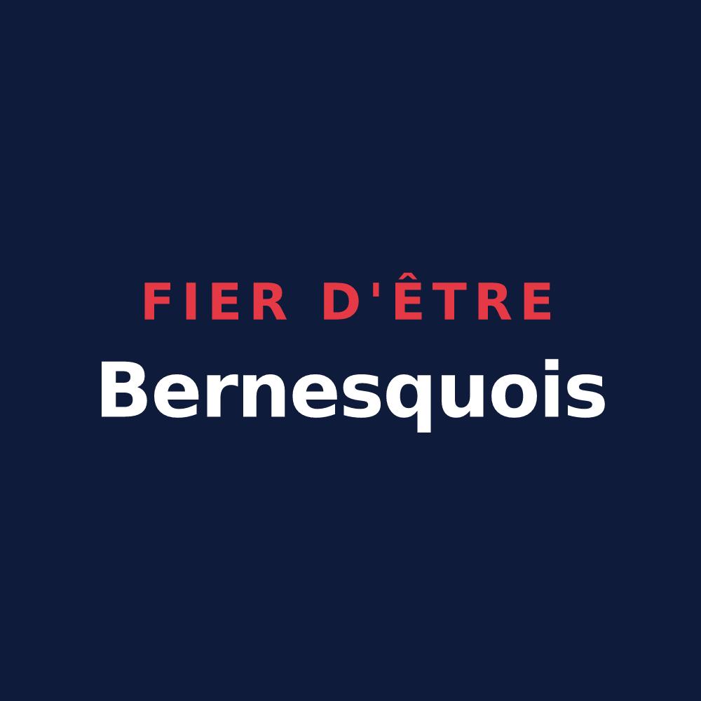 T-shirt « Fier d'être Bernesquois » — design pour Bernesq