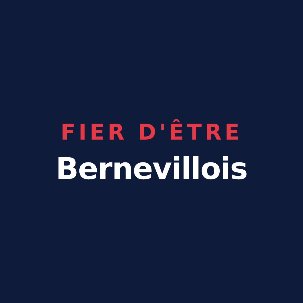 T-shirt « Fier d'être Bernevillois » — design pour Berneville