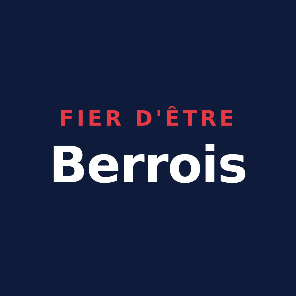 T-shirt « Fier d'être Berrois » — design pour Berre-les-Alpes