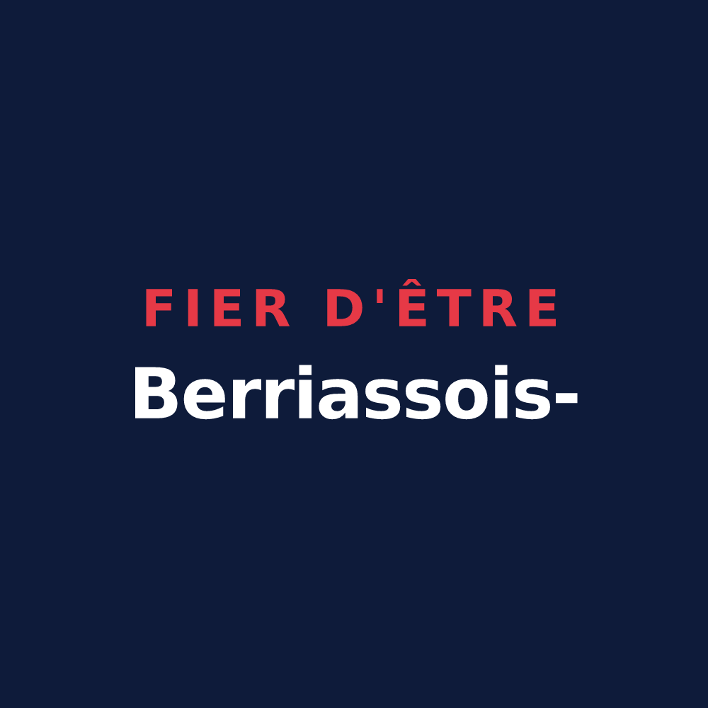 T-shirt « Fier d'être Berriassois- » — design pour Berrias-et-Casteljau