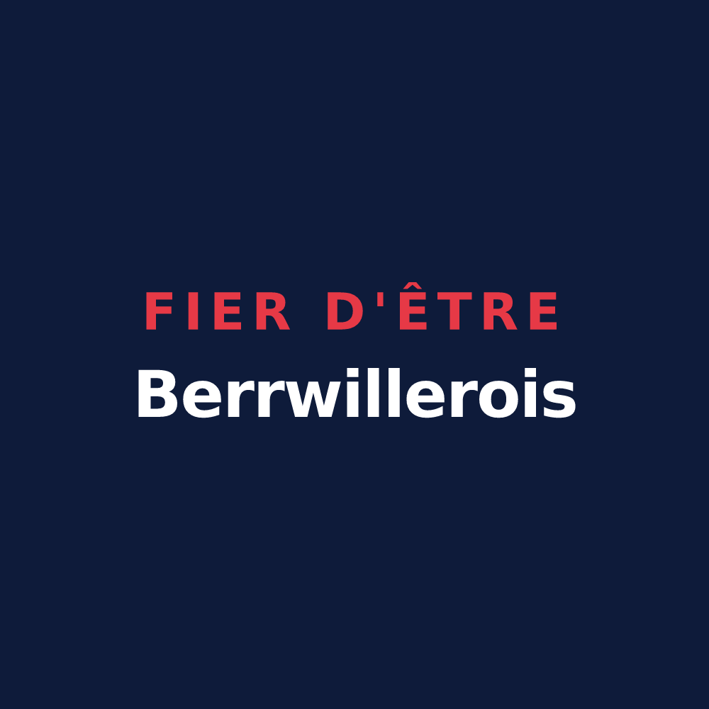 T-shirt « Fier d'être Berrwillerois » — design pour Berrwiller