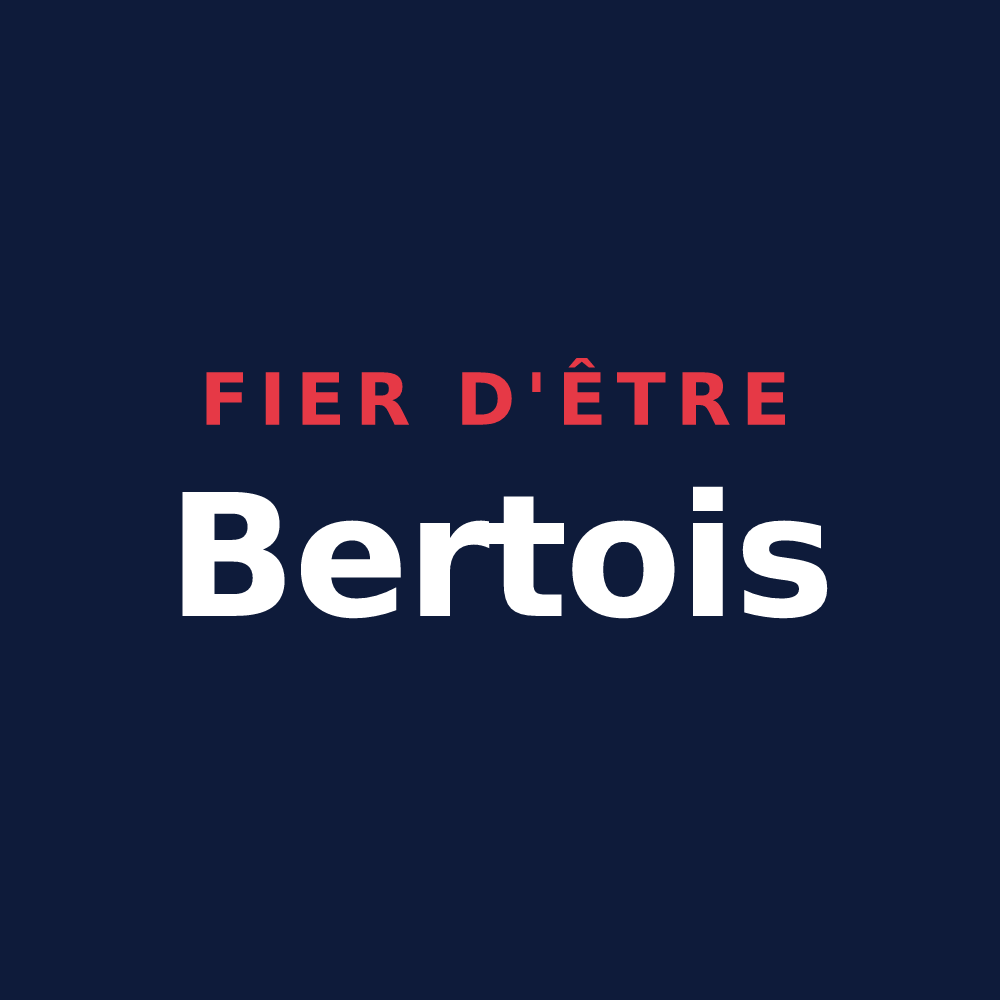 T-shirt « Fier d'être Bertois » — design pour Bert