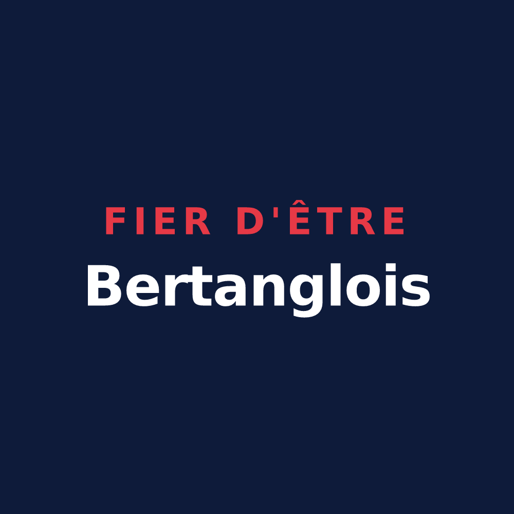 T-shirt « Fier d'être Bertanglois » — design pour Bertangles