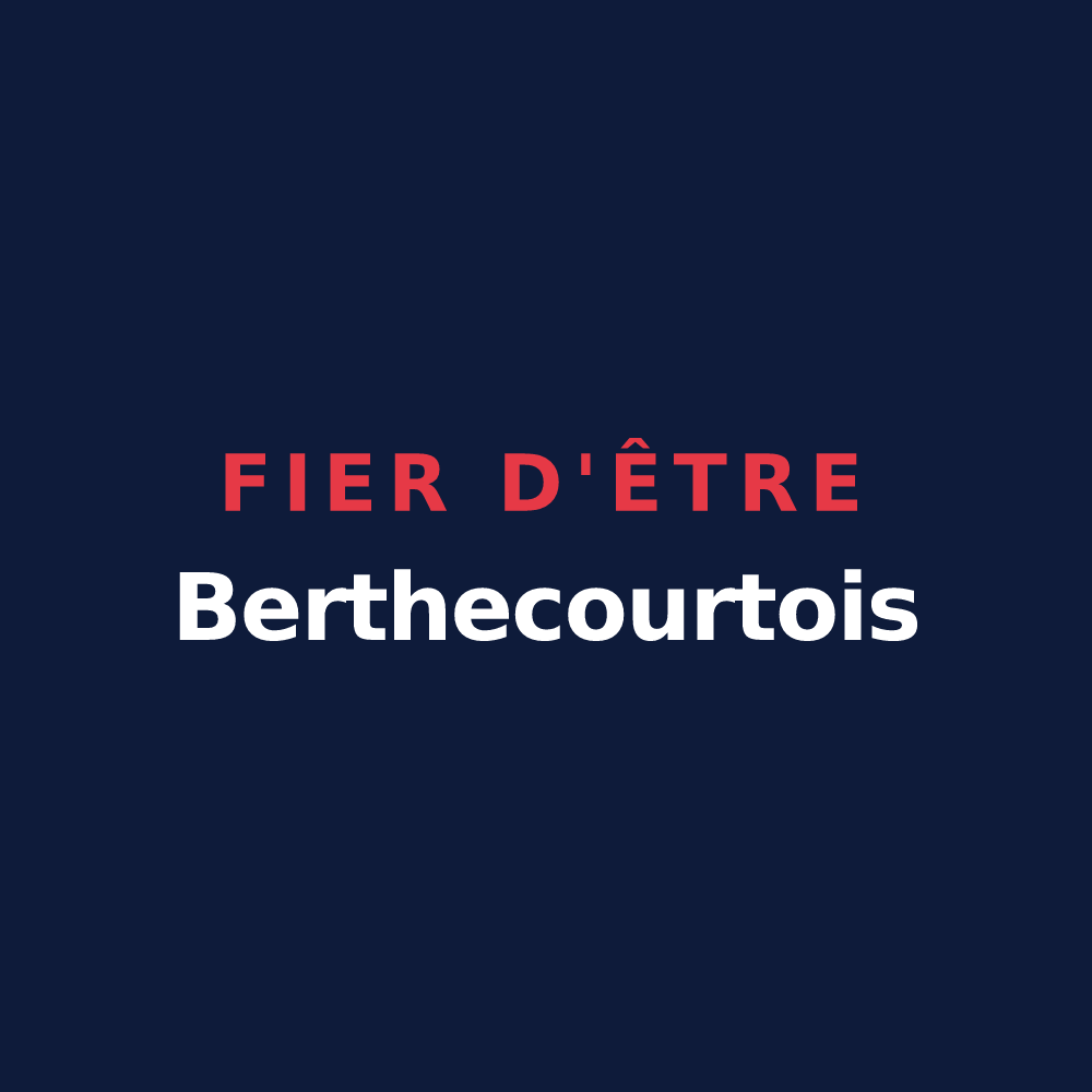 T-shirt « Fier d'être Berthecourtois » — design pour Berthecourt