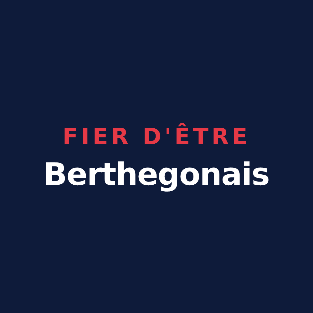 T-shirt « Fier d'être Berthegonais » — design pour Berthegon
