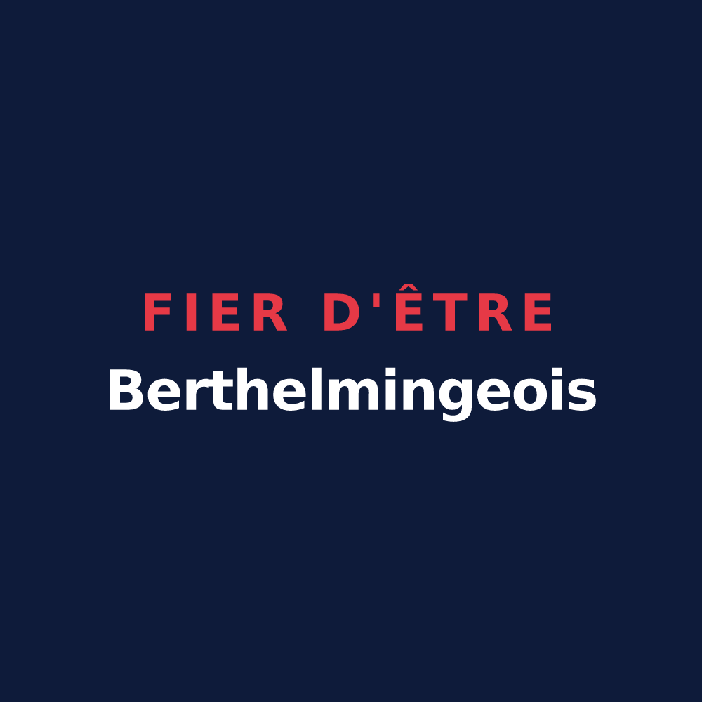 T-shirt « Fier d'être Berthelmingeois » — design pour Berthelming