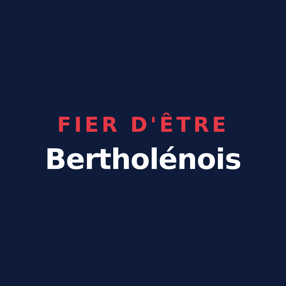 T-shirt « Fier d'être Bertholénois » — design pour Bertholène