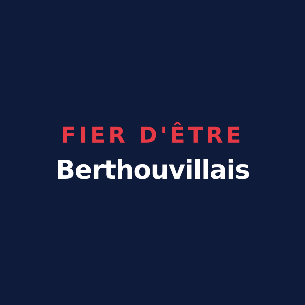 T-shirt « Fier d'être Berthouvillais » — design pour Berthouville