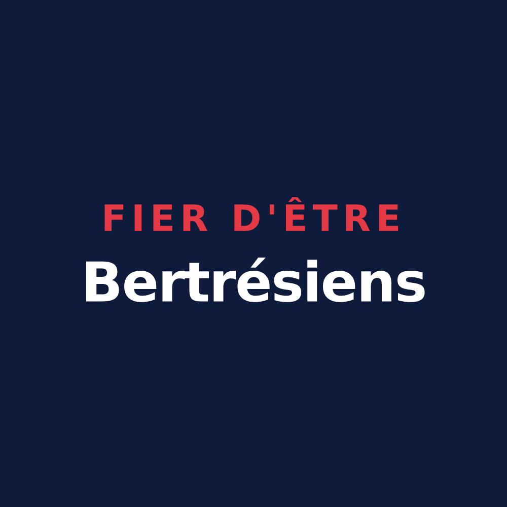 T-shirt « Fier d'être Bertrésiens » — design pour Bertry