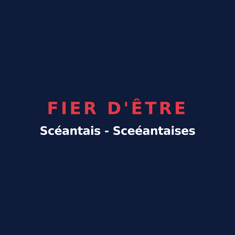 T-shirt « Fier d'être Scéantais - Sceéantaises » — design pour Bérulle