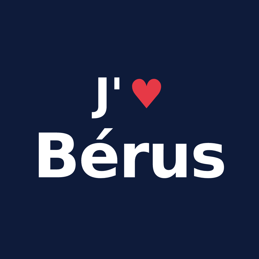T-shirt personnalisé Bérus — design J'aime Bérus