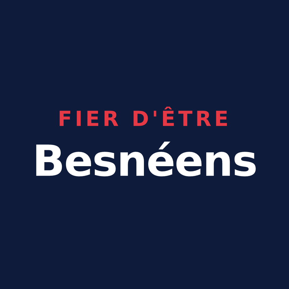 T-shirt « Fier d'être Besnéens » — design pour Besné