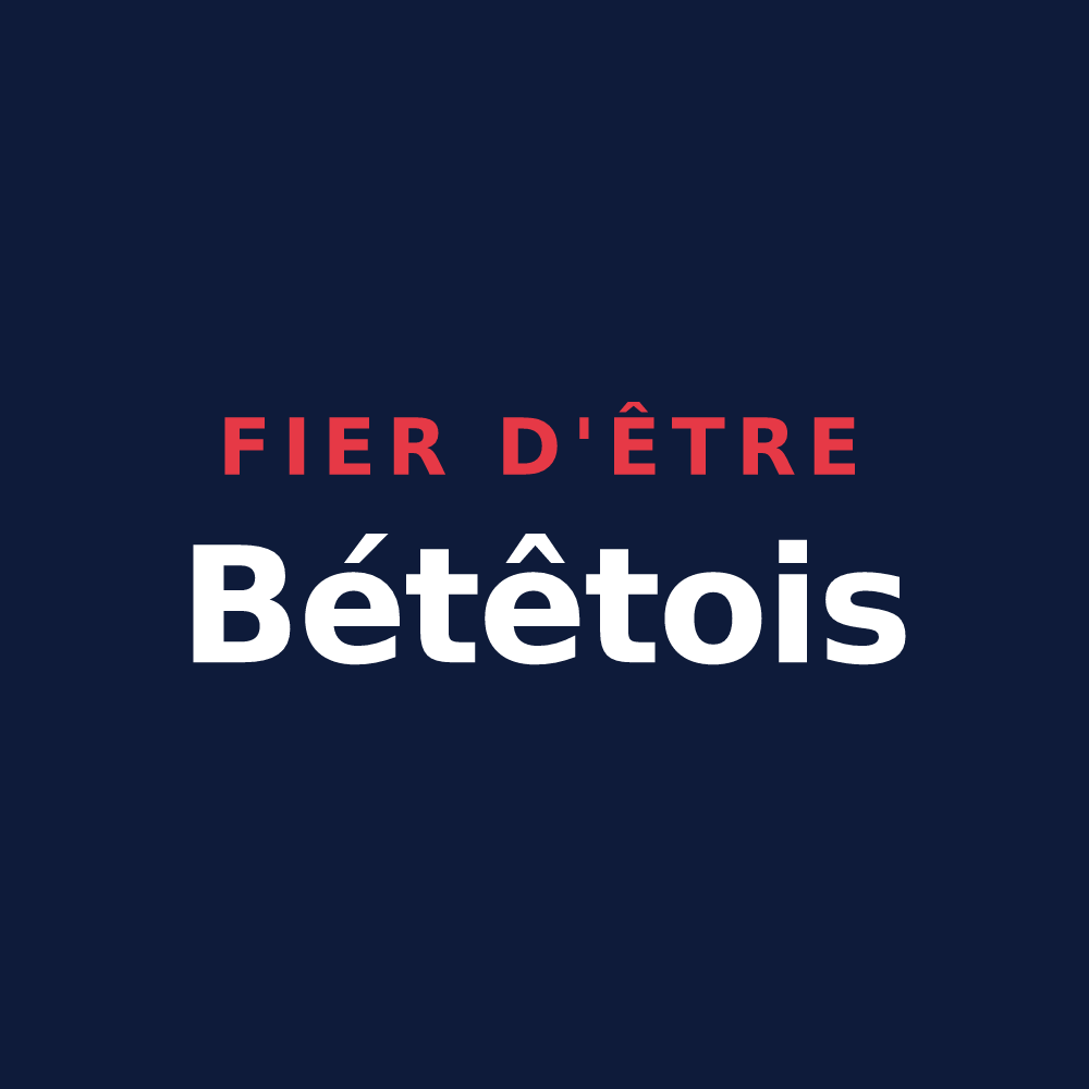 T-shirt « Fier d'être Bétêtois » — design pour Bétête