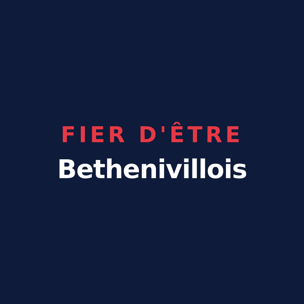 T-shirt « Fier d'être Bethenivillois » — design pour Bétheniville