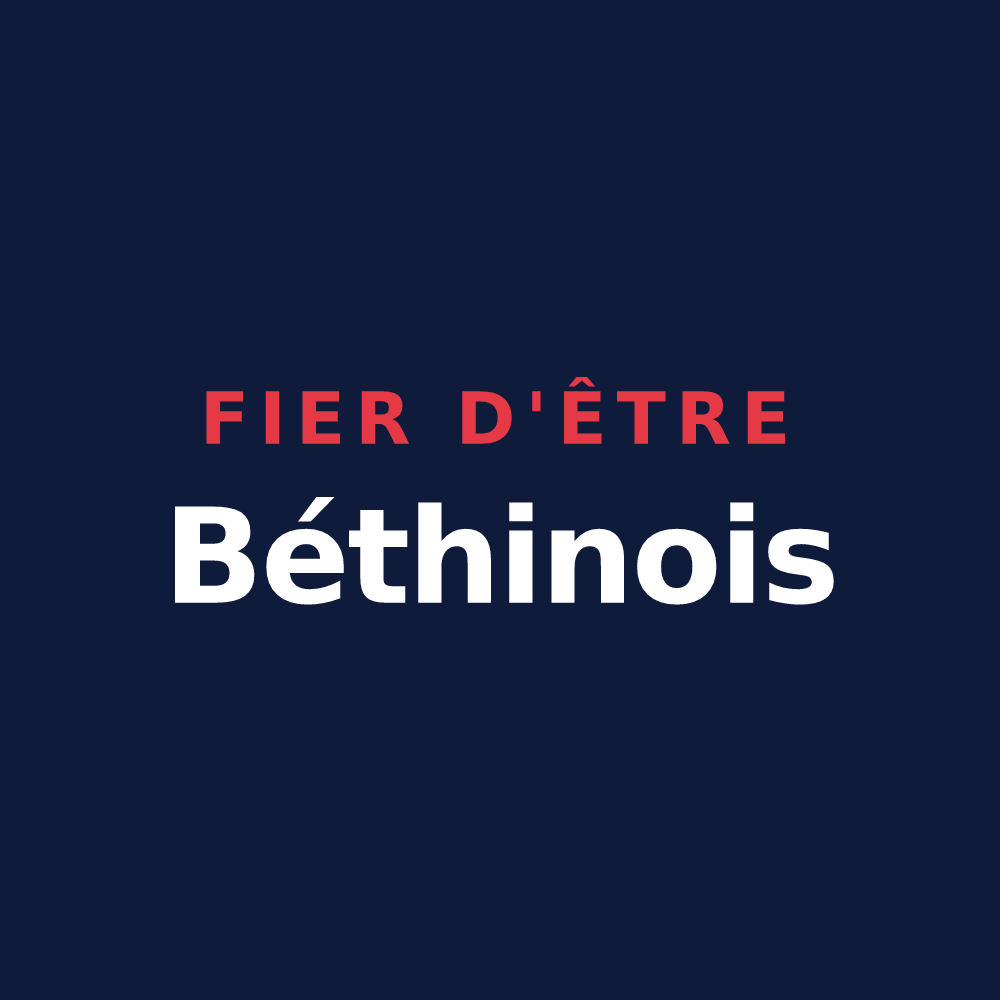T-shirt « Fier d'être Béthinois » — design pour Béthines